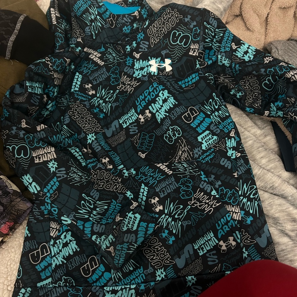 Under Armour Kids Jacket - Black and Blue